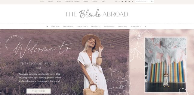 The Blonde Abroad