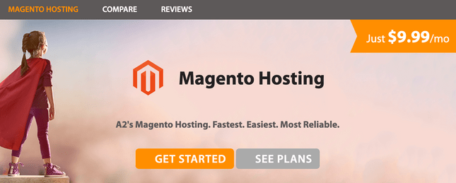 a2 hosting magento home