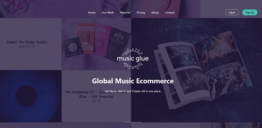 music glue homepage