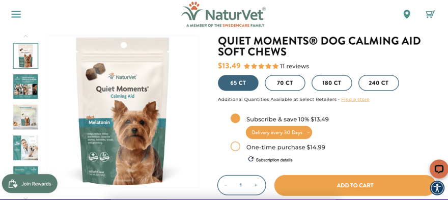 Pet vitamin online store