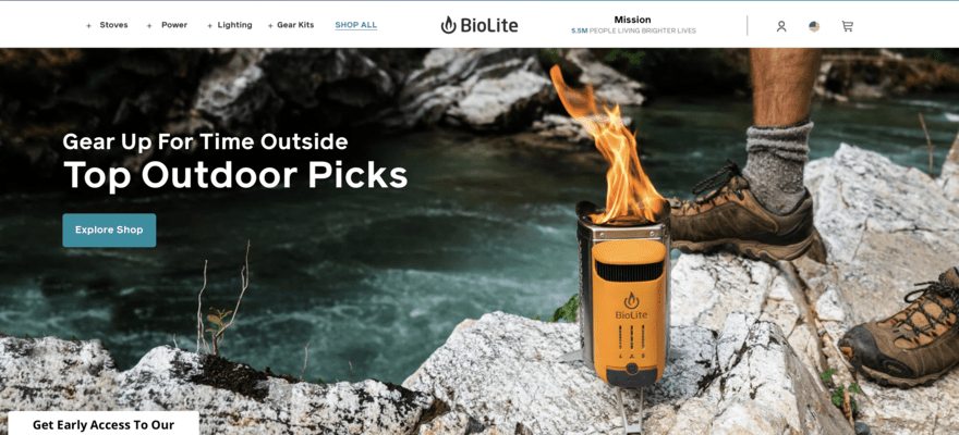 Biolite website