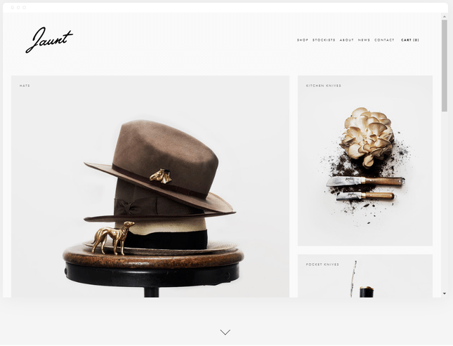 squarespace ecommerce jewelry theme