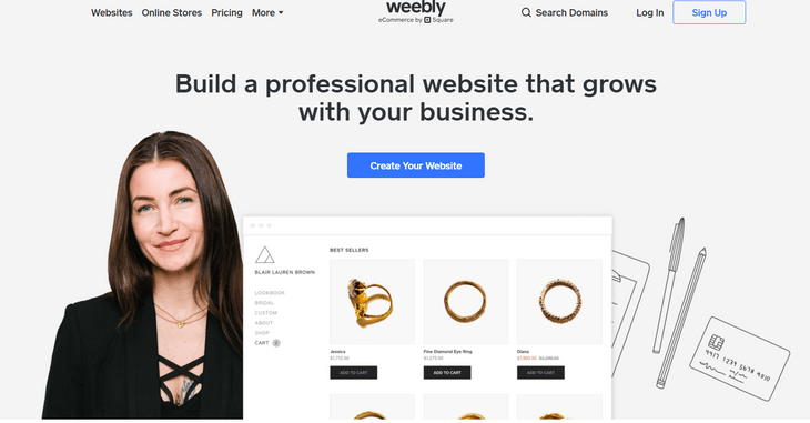 weebly ecommerce review home