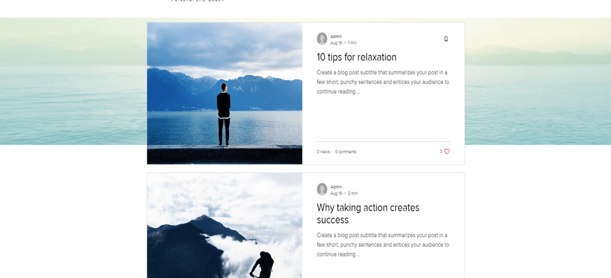 wix business template allan johnson blog