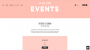 wix restaurant template gelato events