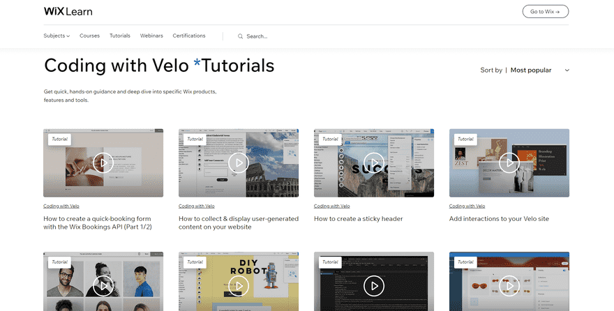wix velo features